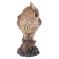 thumbnail image 4 of Hi-Line Gift Ltd Long Eared Owl on Stump Garden Statue, 4 of 5
