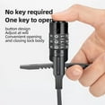 thumbnail image 3 of ROCKBROS Bike Cable Lock 3 Digit Password Lock Anti-theft Security Steel Chain, 3 of 5