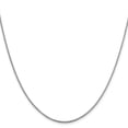 thumbnail image 4 of Auriga Fine Jewelry 14K White Gold 1.4mm Open Franco Chain Necklace 20 inch for Women, 4 of 4