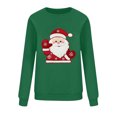thumbnail image 6 of PNTUTB Women's Christmas Holiday Fashion Xmas Pattern Printed Crew Neck Long Sleeve Hoodless Pullover Sweatshirts, 6 of 6