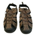 thumbnail image 2 of Eddie Bauer Men's Bump Toe Sandal Meridian Brown Size 12, 2 of 5
