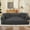 GRAY, variant on VFD Compact Sofa Floor Couch - 3 Seats Compression Sofa with Pillows Hybrid Sofa Pocketed Spring, Gray