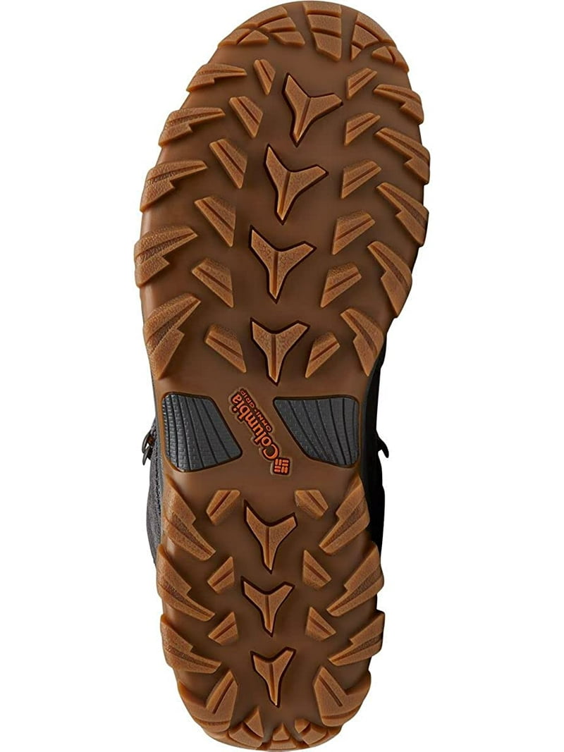 Columbia Newton Ridge Plus II Suede WP (Mens, Dark Grey/Gold Amber