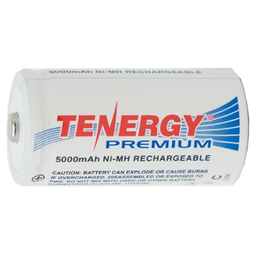 4-Pack C Tenergy Premium NiMH Batteries (5000 mAh)