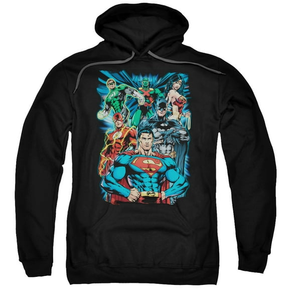 Jla - Justice Is Served - Pull-Over Hoodie - XXX-Large