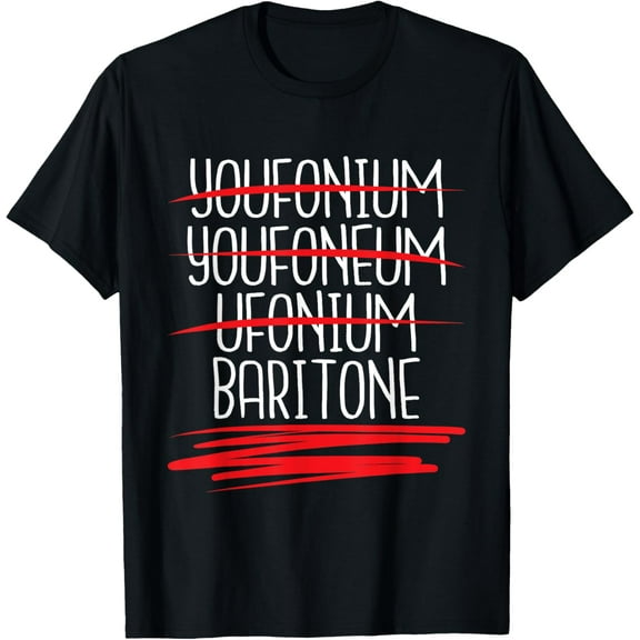 Baritone - Euphonium Lover Horn Player Marching Band Player T-Shirt