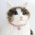 thumbnail image 5 of Adorable Pearl Necklace - Decorative Resin Pearlescent Pearl Pet Collar for Outdoor Fashion, 5 of 8