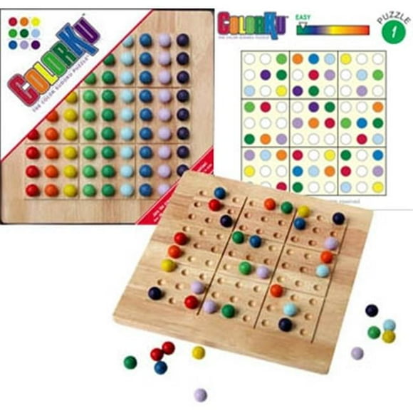 Mad Cave Jeux Colorku Cartes de Casse-Tête