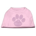 thumbnail image 5 of Pet Dog  Cat Shirt Rhinestone, "Purple Paw", 5 of 9