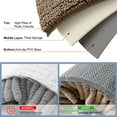 thumbnail image 5 of Smiry Luxury Chenille Bathroom Rugs, Extra Soft and Absorbent Bath Mat, Camel, 24"x35", 5 of 8