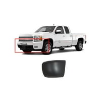 DCP Front Left Bumper Cover End Cap for Chevrolet Silverado 2007-2013 15891690