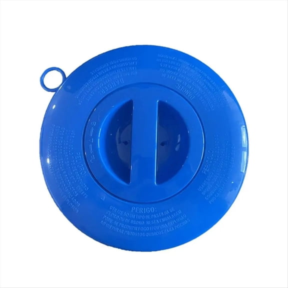 Pool Pill Dispenser 7 Inch Pool Tablet Floater Folding Holder with Pull Ring for Spa In-Ground Pools Personal
