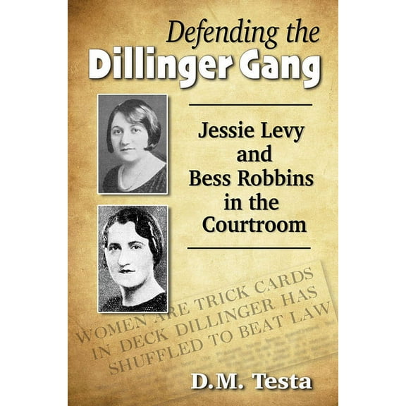 Defending the Dillinger Gang: Jessie Levy and Bess Robbins in the Courtroom, (Paperback)