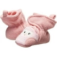 thumbnail image 6 of Hudson Baby Infant and Toddler Girl Cozy Fleece Booties, Pink Owl, 0-6 Months, 6 of 8