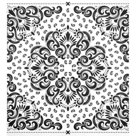 Magnetic Dishwasher Stickers Paisley Black & White Kitchen Dishwasher Cover Sticker, Panel Decal Home Decor Cabinet Appliances Stickers, 23"x 26"