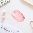 thumbnail image 4 of Latrodar Bluetooth Mouse（Bluetooth 5.1+USB）2.4G Noiseless Wireless Mouse With USB Affordable&High-Quality ktop Computer Laptop Pink 4.4x3.16 Inch Home Essentials, 4 of 4