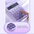 thumbnail image 6 of Desktop Calculator 12 Digit Large LCD Display Big Round Button Cute Gradient Colored Calculator Suitable for Office School Home for Kids Students Accountant, 6 of 10