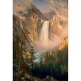 thumbnail image 3 of Bierstadt, Albert 14x18 Black Modern Framed Museum Art Print Titled - Yellowstone Falls, 3 of 5