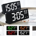 thumbnail image 1 of onlyliua Oferta Por Tiempo Limitado Reloj Despertador Digital Led Simple con Pantalla Digital Grande, Moderno, con Múltiples Funciones, para Escritorio, Mesita de Noche, Estudio, Cocina, 1 of 7