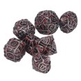 thumbnail image 3 of Dados De Metal, Manchas De Sangre Resistentes, Números Claros, Dados De Aleación De Zinc, Exquisitos Para Juegos De Rol ANGGREK DE2013, 3 of 8