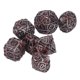 thumbnail image 1 of Dados poliédricos,Juego de dados de metal Sangre Manchas de sangre Juego de dados Manchas de sangre Dados de metal Diseño aerodinámico, 1 of 12