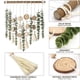 thumbnail image 2 of Borla colgante de pared de vegetación artificial de madera para el apartamento de la sala de estar del dormitorio Ehuebsd Libre de BPA, 2 of 3