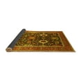 thumbnail image 2 of Ahgly Company Indoor Square Oriental Yellow Industrial Area Rugs, 8' Square, 2 of 4