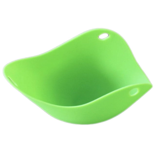 Cazadores furtivos de huevos de silicona- Herramienta de cocina de silicona flexible Deliciosa olla de huevos de escalfado Hornear y moldear alimentos- Set de 4 TV Time 670N4