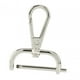 thumbnail image 4 of Cierres giratorios de langosta, cierres para bolsos, accesorios de cuero PU, cierres para llaveros, ganchos giratorios, clips de gatillo para correas , Plata de 31 mm 31mm Plata, 4 of 8
