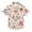 Macaroon Cupcakes Tea Flower Birds, variant on Dailycode Small Short Sleeve Button Down Shirts Rocket Planet Star Casual Shirt 3-10 Years