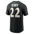 thumbnail image 3 of Men's Nike Derrick Henry Black Baltimore Ravens Player Name & Number T-Shirt, 3 of 3