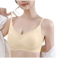 thumbnail image 5 of Amidoa T-Shirt Womens Bras Seamless Wireless Yellow Solid Bralette Bralettes for Women L, 5 of 6
