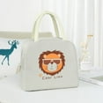 thumbnail image 1 of Xihbxyly Bolsa Térmica para Almuerzo, Diseño Portátil Térmico, Compacta Pero Espaciosa, Ideal para Guardar Comida y Bebida, Ideal para El Trabajo o Picnic, Poliéster Duradero, Tamaño 22 X 19 X 13 Cm., 1 of 2