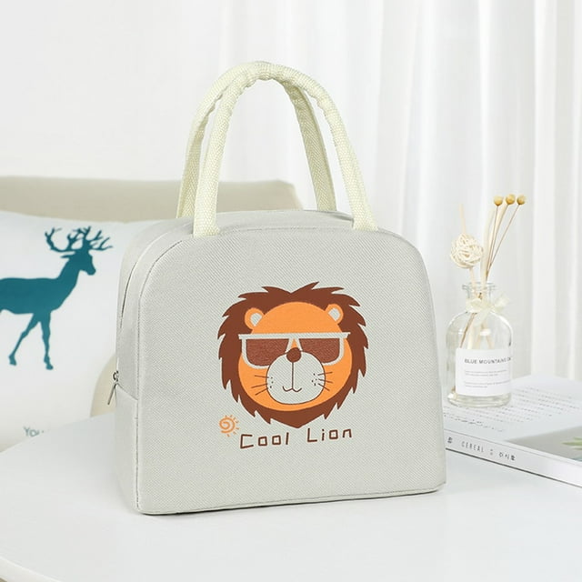 Xihbxyly Bolsa Térmica para Almuerzo, Diseño Portátil Térmico, Compacta Pero Espaciosa, Ideal para Guardar Comida y Bebida, Ideal para El Trabajo o Picnic, Poliéster Duradero, Tamaño 22 X 19 X 13 Cm.