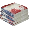 thumbnail image 7 of Vintage American Flag Tea Towels Set of 6 Grungy Stars and Stripes Kitchen Dish Cloth with Hanging Loop, 18"x28"Lint-Free Absorbent Towel for Kitchen Drying Wiping and Cleaning, 7 of 7