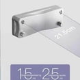 thumbnail image 5 of 5.2m Retractable Drying Rack with Double Line, (Silver)Wall-mounted Extendable Clothes Rack, for Bedroom, Bathroom, Balcony, Garden, 5 of 5