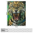 thumbnail image 4 of Orinice Leopard Bedding Soft Flannel Throw Blanket - Plush Blanket Warming Decor Gift, Four Seasons Living Room Outdoor Fuzzy Blanket Travel Camping Blanket  40x50in, 4 of 6