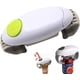 thumbnail image 1 of Abridor de tarros eléctrico de mayor torsión y un solo toque, fácil de quitar, tapa de casi tamaño, abridor de tarros automático para manos débiles y personas mayores (blanco), 1 of 5