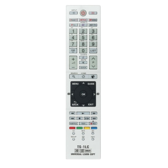 TS-1LC Replace Universal Remote for Toshiba TV 19AV600 22AV600U 26C100 24SL410U