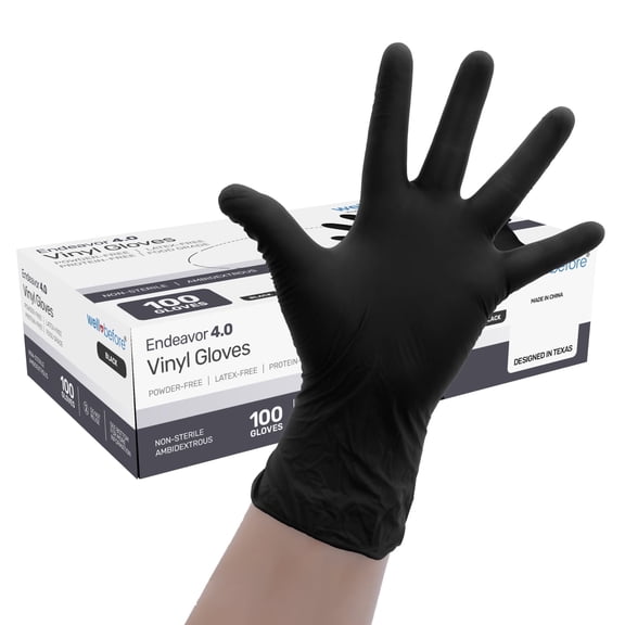 Well Before Disposable Synmax Non-Exam Gloves 4.0g, Powder-Free, Medium, 100pcs