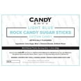 thumbnail image 7 of Candy Envy Light Blue Rock Candy Sugar Stick, Cotton Candy Flavor, 24 Ct. Indiv. Wrapped, 7 of 7
