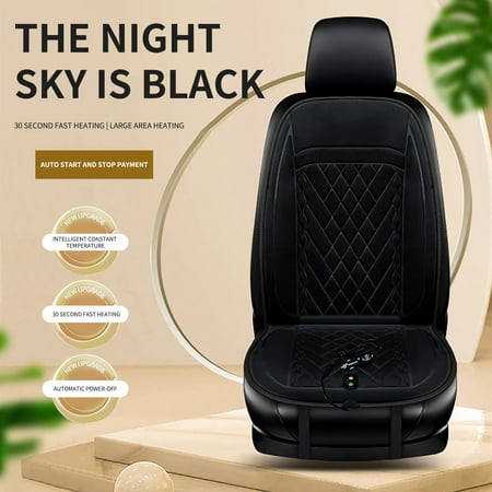 

lulshou New Technology Automatic Start Stop Car Heating Cushion Short Plush Winter Warm 12V24V Cushion Interior Products