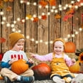 thumbnail image 6 of LS Photography [1-Pack] 10 x 8 ft. Halloween Backdrop Pumpkin Hay Bale Leaves Wood Wall, WMT2240, 6 of 6