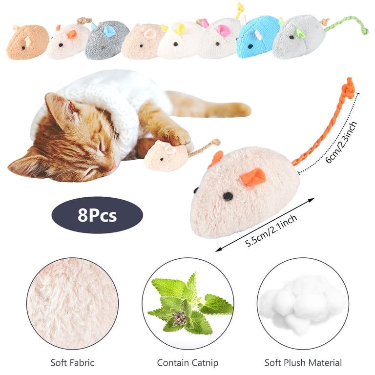 Sixwipe Silvervine Sticks & Catnip Mouse Toys Bundle, 38 Pieces photo 4