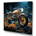 thumbnail image 2 of Designart "Memories Of A Rustic Motorcycle" Motorcycle Canvas Wall Art, 2 of 7