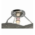 thumbnail image 2 of Meyda Tiffany 151200 Evolvulus 17" Wide Semi-Flush Ceiling Fixture - Chrome, 2 of 7