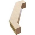 thumbnail image 6 of Ekena Millwork 3"W x 12"D x 16"H Burlington Rough Cedar Woodgrain TimberThane Knee Brace, Primed, 6 of 6