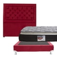 thumbnail image 1 of Colchón Matrimonial + Box Red + Cabecera Mary Spring Air Dicasa Omega, 1 of 8