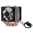 thumbnail image 4 of Enfriador de cpu, Radiador de refrigeración de 6 tipos disipador de calor de cpu, ventiladores de refrigeración de cpu de 90 mm tecnología de directo fljo de aire preciso, 4 of 7