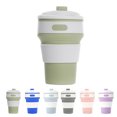 thumbnail image 3 of Taza de té de café de viaje portátil de 350 ml Tazas plegables de silicona Taza de beber plegable Taza de agua deportiva al aire libre Speravity JJ24617-04, 3 of 7
